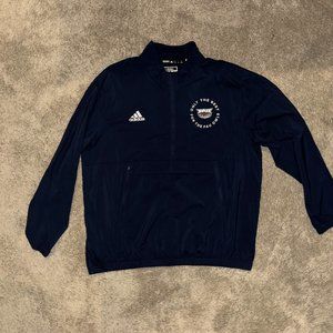Adidas Florida Atlantic (FAU) Navy 1/4 Zip Coaches Jacket XL